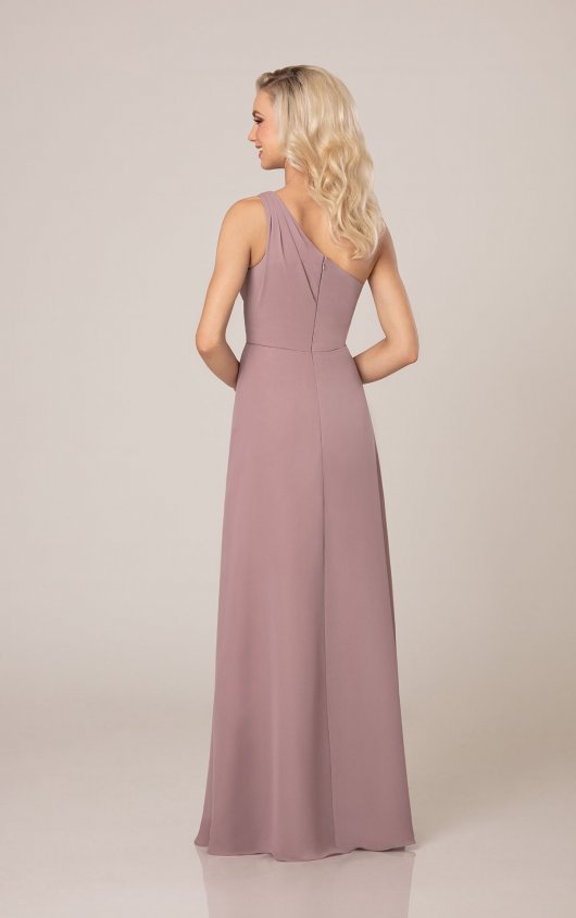 bridesmaid dresses georgia Ladivine 7485 soft satin bridesmaids dress 6 / Burgundy main image 1