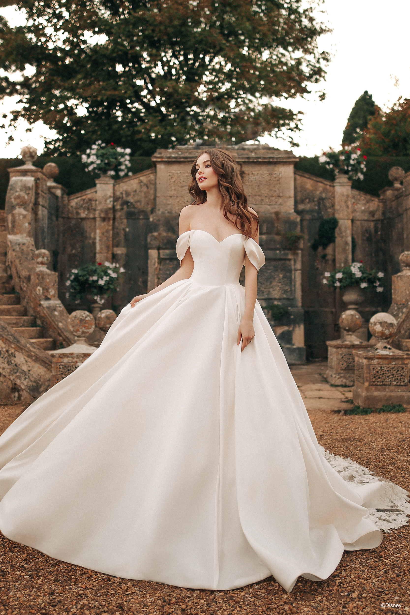 Disney Fairy Tale Weddings bridal gown, style D362 — Belle