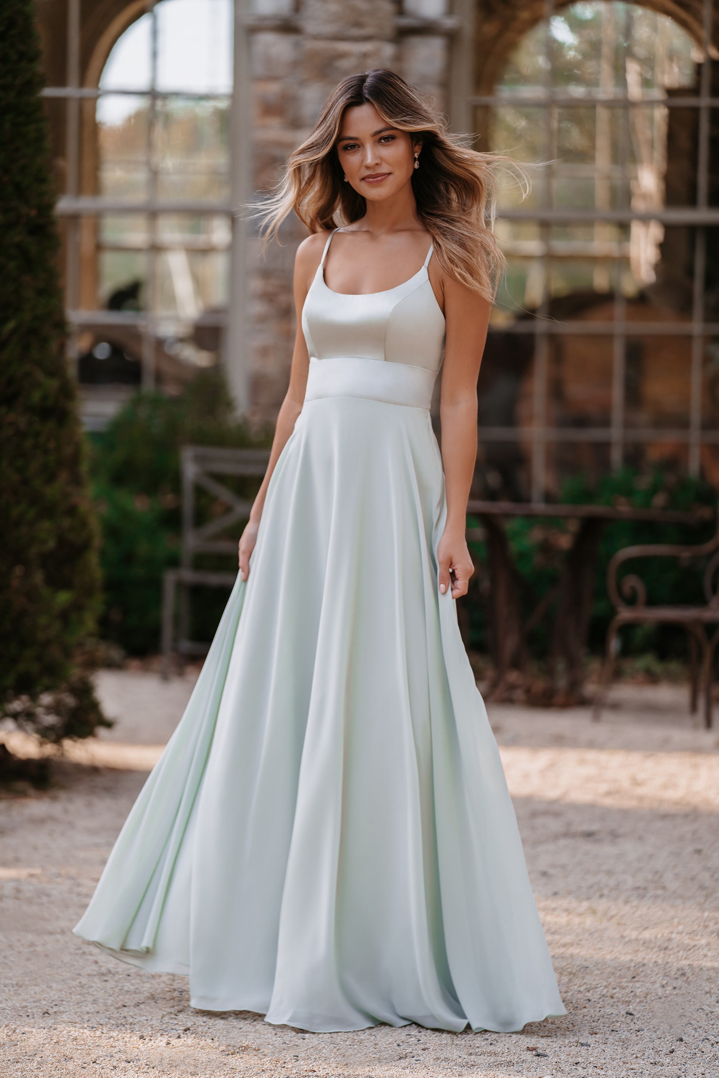 classic bridesmaid dresses Sabrina High Quality Satin Bridesmaid Dress