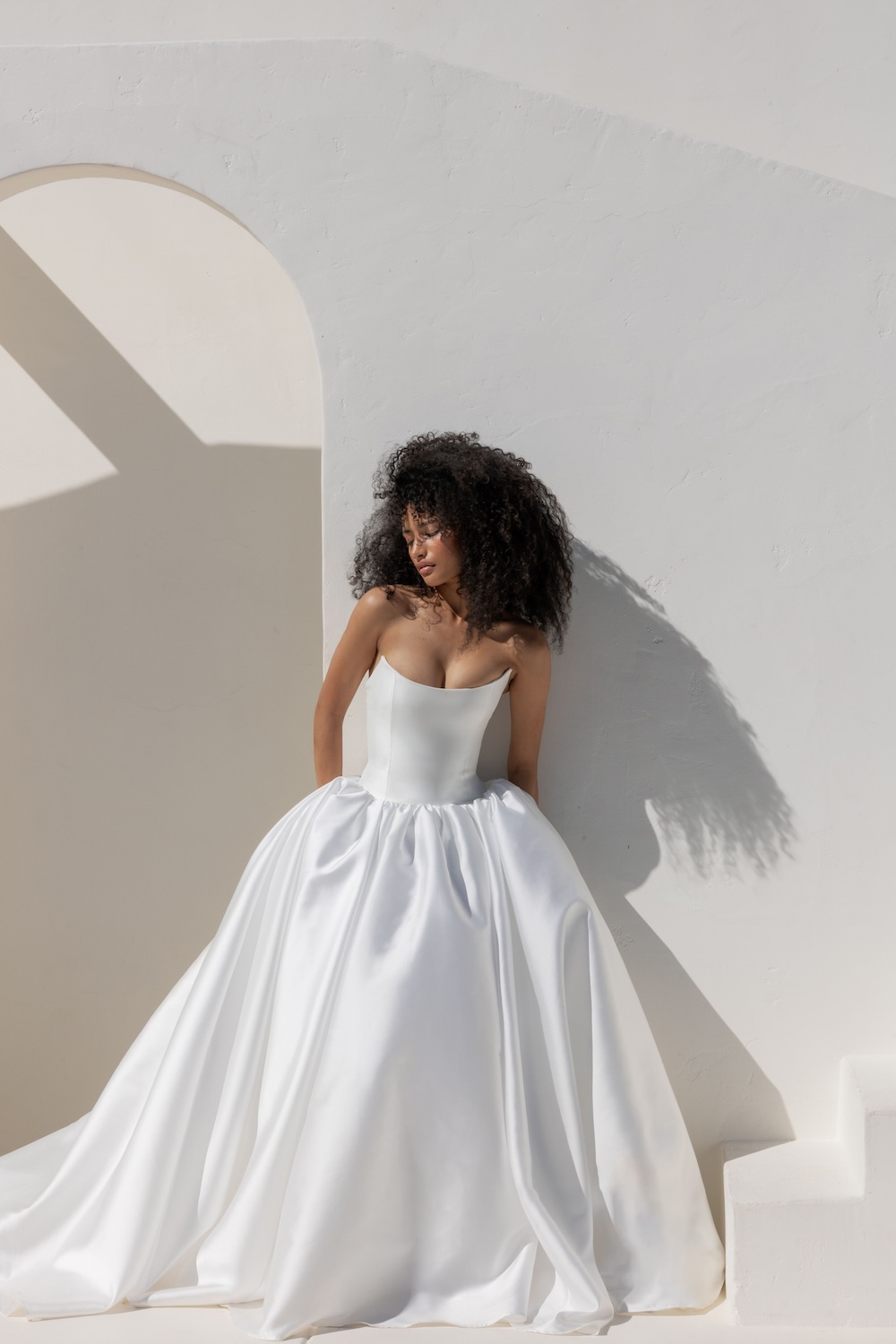 Luciana with Kate Neckline Wedding Dress