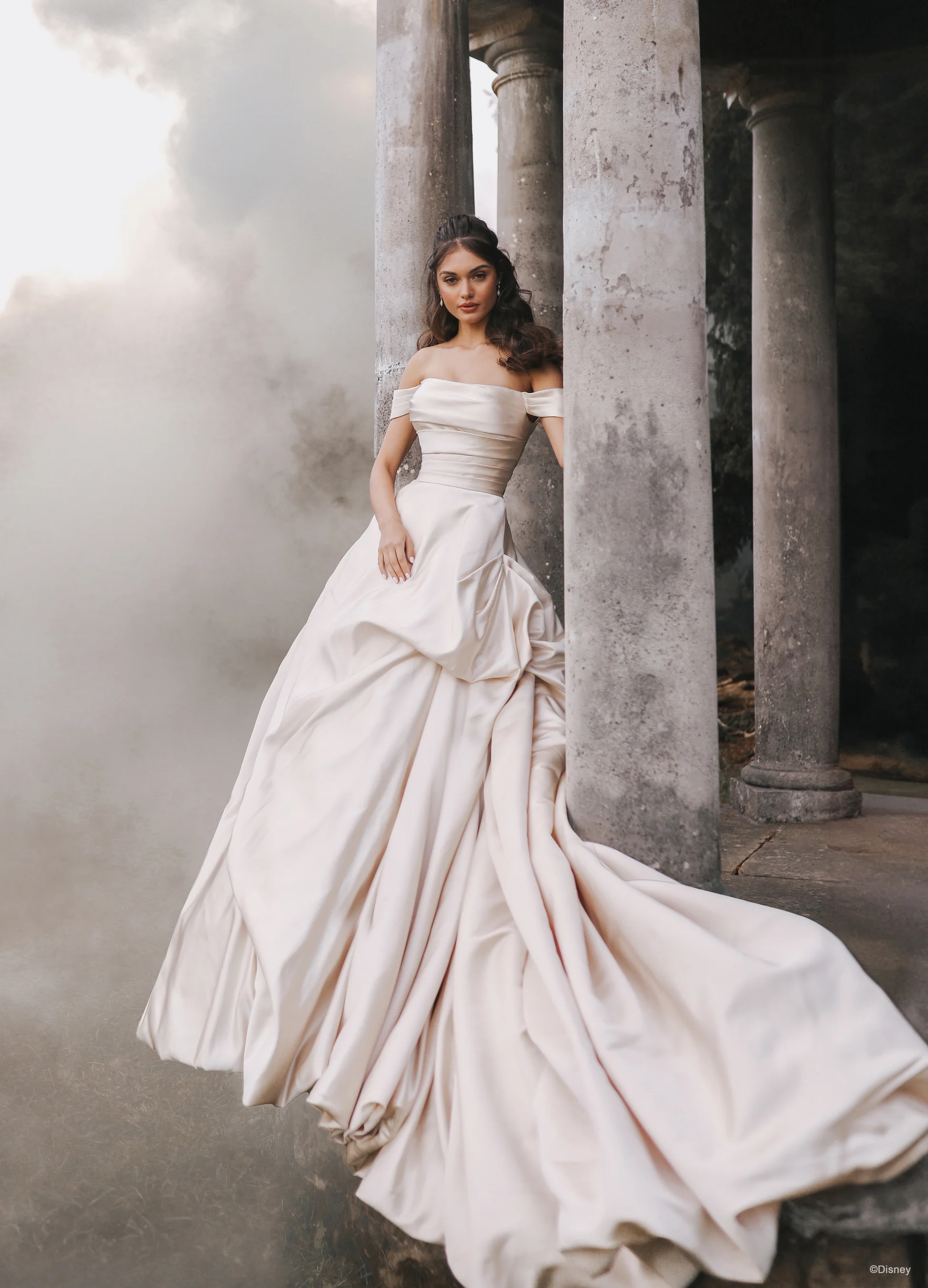 Disney Fairy Tale Weddings bridal gown, style D412 — Belle