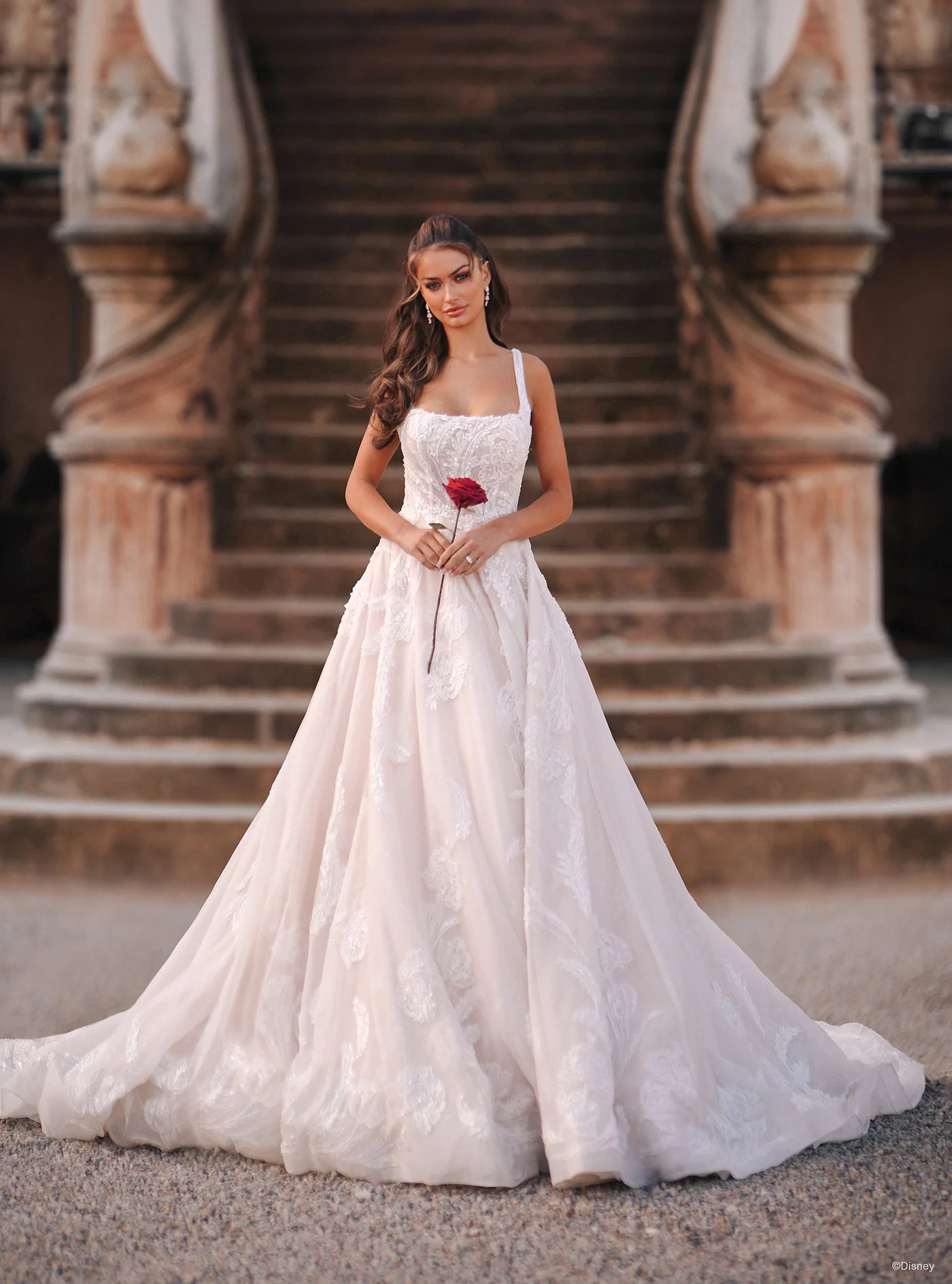 Disney Fairy Tale Weddings bridal gown, style DP402 — Belle