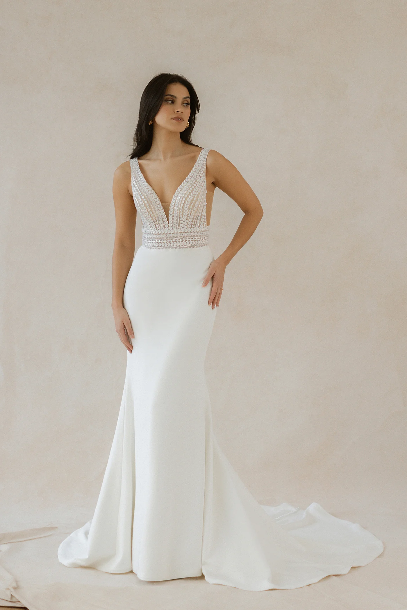 Abella bridal gown, style E587 — Brewer
