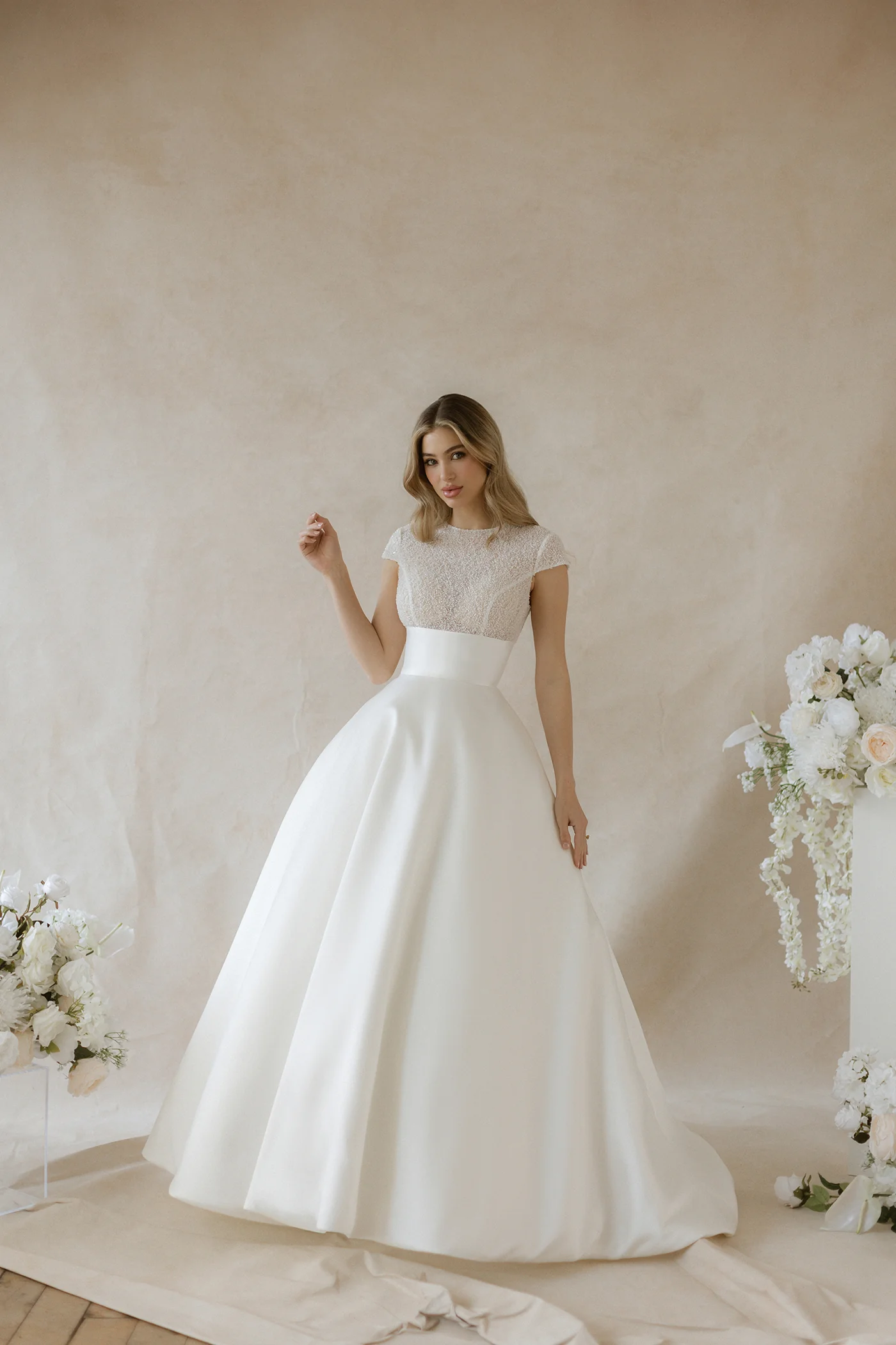 Abella bridal gown, style E553L — Hudson