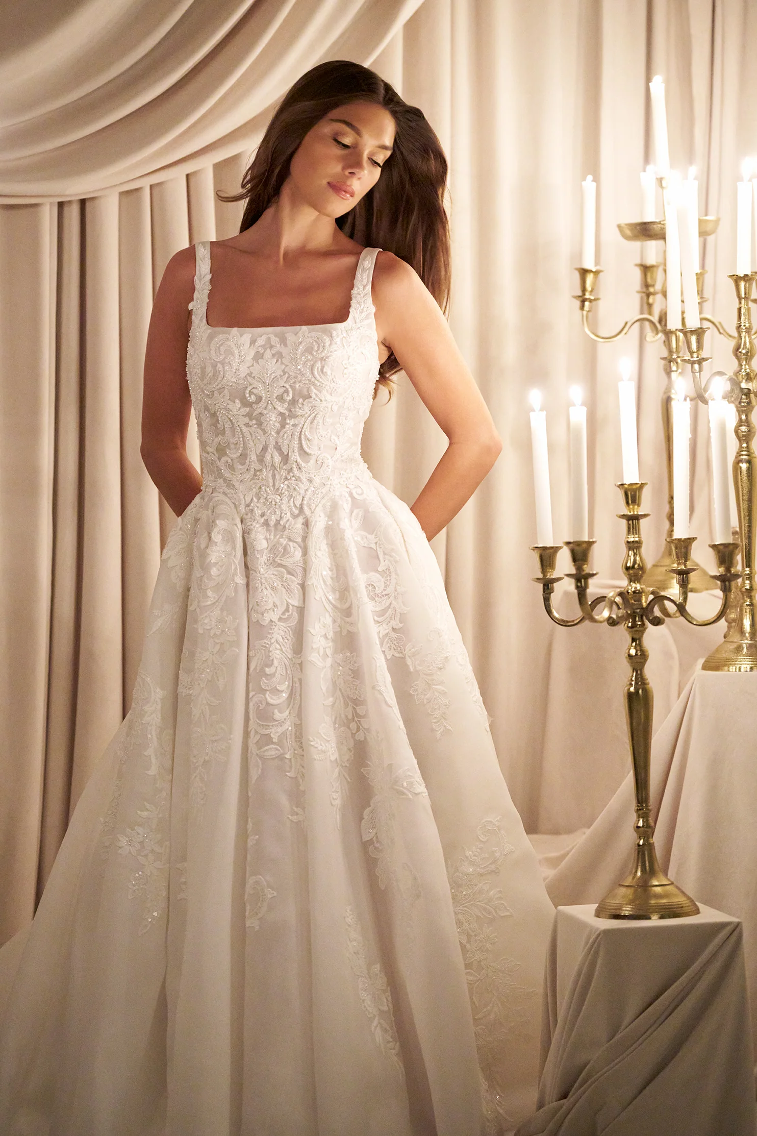 Allure Couture bridal gown, style C806L