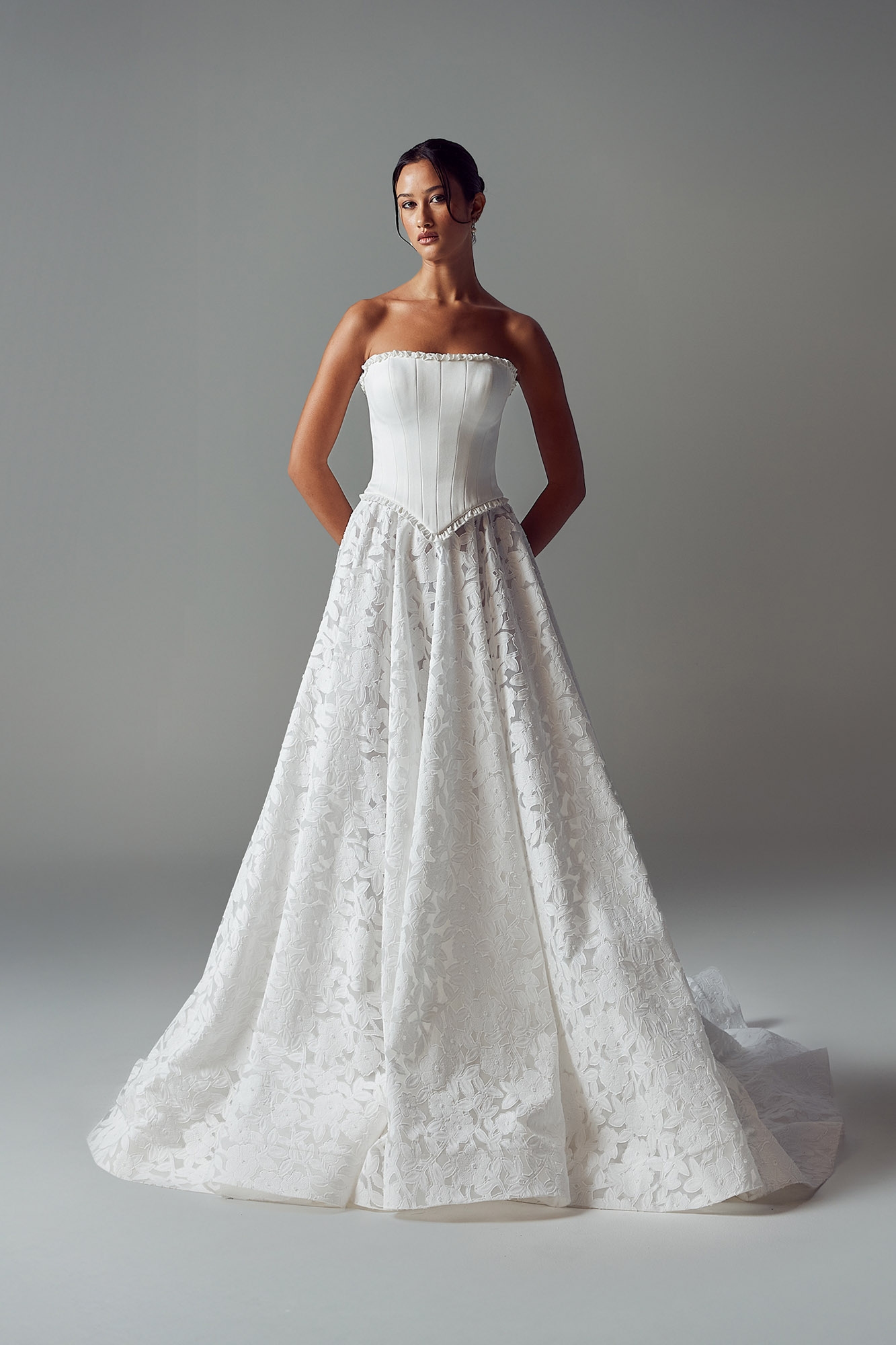 Evie Young bridal gown, style Sandy Skirt