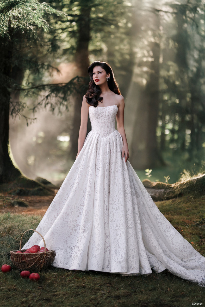 Disney Fairy Tale Weddings bridal gown, style D467 — Snow White